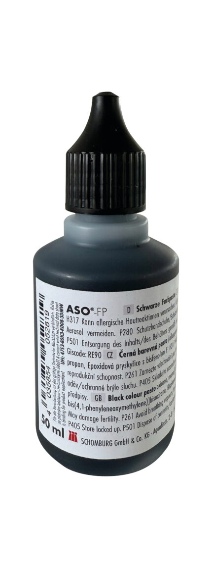 ASO-FP, schwarz, 50 ml (im Karton) – Produktbild
